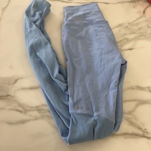 XS ALO Yoga Light Blue Leggings